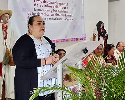 FIRMAN CONVENIO DE COLABORACIÓN IEPC Y AYUNTAMIENTO DE COPAINALÁ